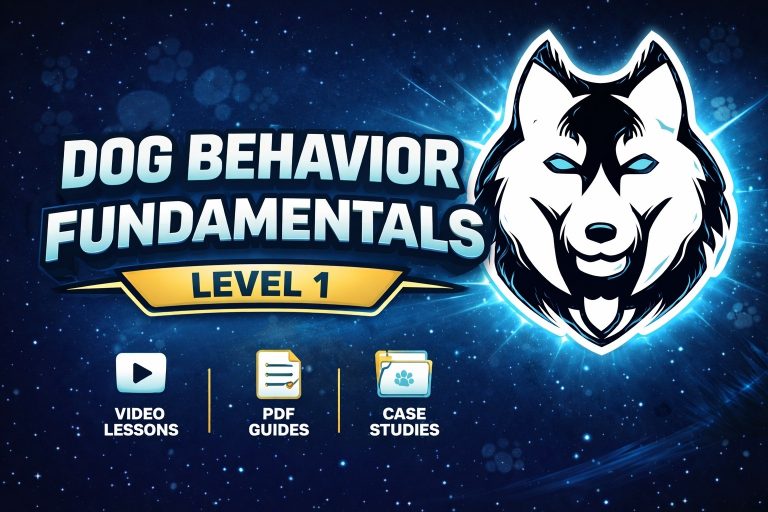 Dog Behaviour Fundamentals Level 1 Certification